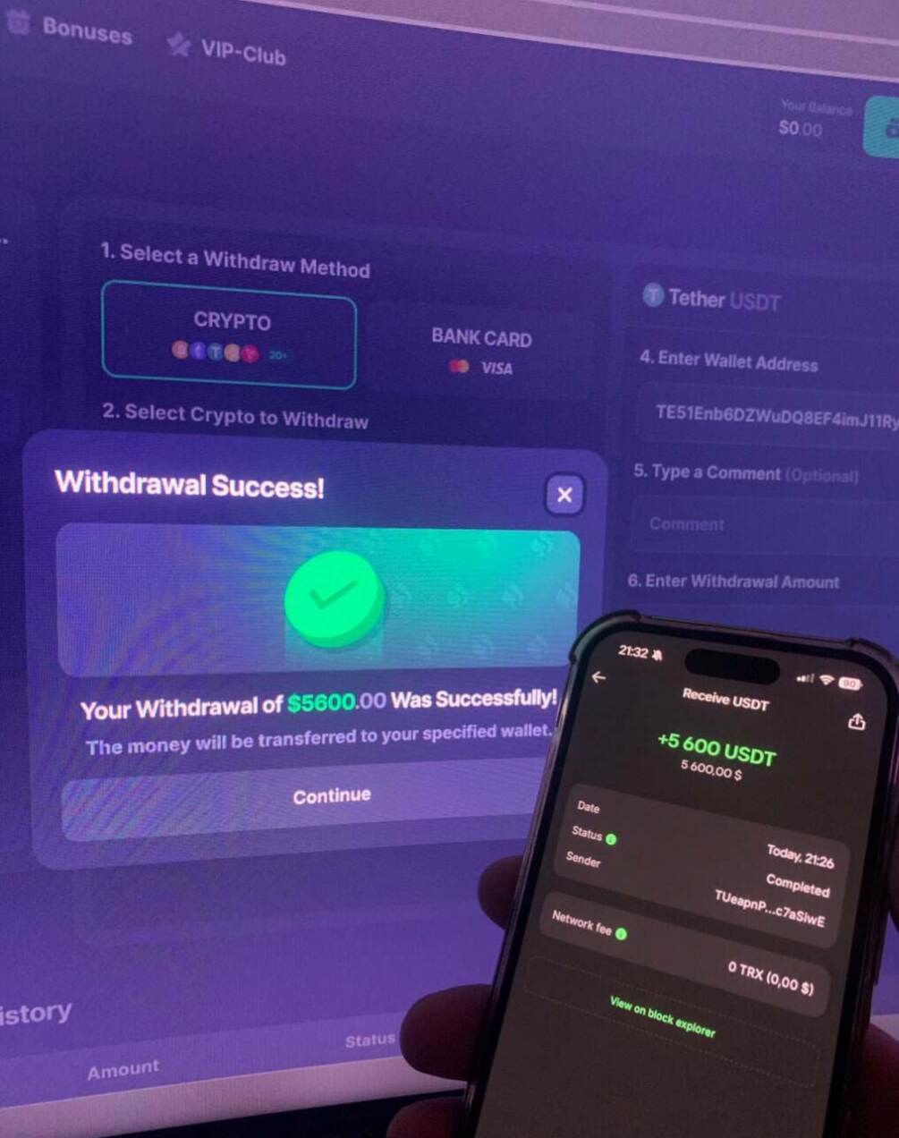 Detected scam image